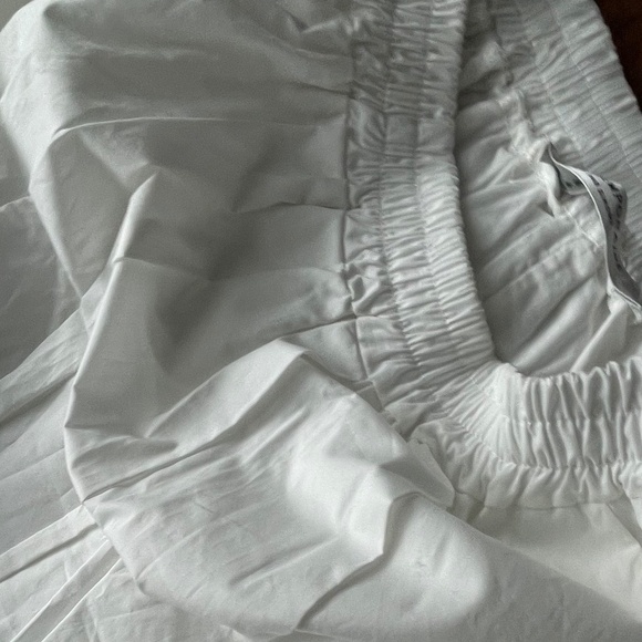 Contemporaine Simons White Poplin Maxi Skirt A Line - Picture 6 of 11